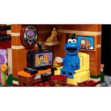 Lego Ideas 123 Bausatz Sesamstraße 21324, tolles BAU- und Schaumodell für Erwachsene mit Elmo, Keksmonster, Oscar The Grouch, Bert, Ernie und Big Bird, New 2021 (1.367 Teile) - 6