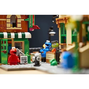 Lego Ideas 123 Bausatz Sesamstraße 21324, tolles BAU- und Schaumodell für Erwachsene mit Elmo, Keksmonster, Oscar The Grouch, Bert, Ernie und Big Bird, New 2021 (1.367 Teile) - 8