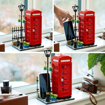 LEGO Ideas 21347 Londoner Telefonzelle, Heimdekoration für Anglophile - 6