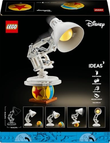 LEGO Ideas Disney Pixar Set - Modellbau für Erwachsene - 3D Puzzle mit versteckten Filmreferenzen - DIY Schreibtisch Deko - Geschenkidee für Sammler 21357 - 11