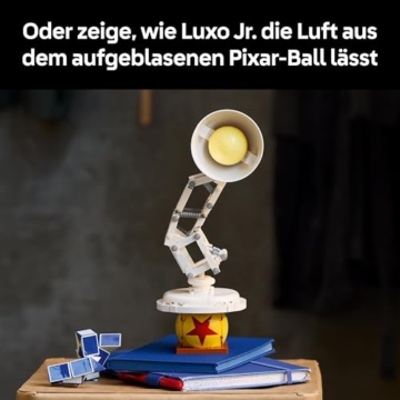 LEGO Ideas Disney Pixar Set - Modellbau für Erwachsene - 3D Puzzle mit versteckten Filmreferenzen - DIY Schreibtisch Deko - Geschenkidee für Sammler 21357 - 7