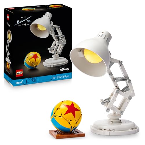 LEGO Ideas Disney Pixar Set - Modellbau für Erwachsene - 3D Puzzle mit versteckten Filmreferenzen - DIY Schreibtisch Deko - Geschenkidee für Sammler 21357 - 1