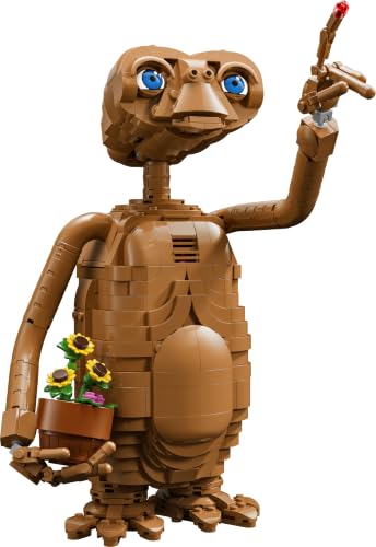 LEGO Ideas E.T. the Extra-Terrestrial - Modellbau für Erwachsene inklusive Alien Figur, künstlichen Topfpflanzen & Leuchtstein - Nostalgisches Geschenk für Sci-Fi Filmfans - 21370 - 7