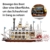 LEGO Ideas Flussraddampfer - Bauset für Erwachsene - Bootsmodell mit Innenraum & interaktiven Funktionen, inkl. funktionierendem Schaufelrad und Steuerung - DIY Geschenk für Männer und Frauen - 21356 - 4