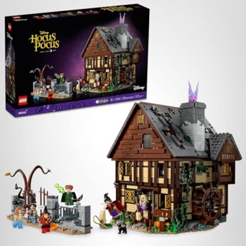 LEGO Ideas Hocus Pocus: Das Hexenhaus der Sanderson-Schwestern Set, Bausatz zum Sammeln für Erwachsene mit Haus, 6 Minifiguren und Zubehör, Frauen und Männer 21341 - 11