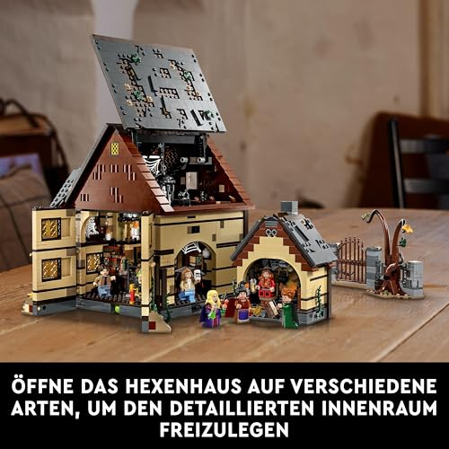 LEGO Ideas Hocus Pocus: Das Hexenhaus der Sanderson-Schwestern Set, Bausatz zum Sammeln für Erwachsene mit Haus, 6 Minifiguren und Zubehör, Frauen und Männer 21341 - 3