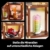 LEGO Ideas Mineraliensammlung - Set für Erwachsene - Modellbau mit Kristallelementen inkl. Amethyst, Fluorit & Tangerinquarz sowie 3 Ständern - DIY Wohn Deko Geschenkidee - 21362 - 6
