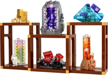 LEGO Ideas Mineraliensammlung - Set für Erwachsene - Modellbau mit Kristallelementen inkl. Amethyst, Fluorit & Tangerinquarz sowie 3 Ständern - DIY Wohn Deko Geschenkidee - 21362 - 9