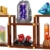 LEGO Ideas Mineraliensammlung - Set für Erwachsene - Modellbau mit Kristallelementen inkl. Amethyst, Fluorit & Tangerinquarz sowie 3 Ständern - DIY Wohn Deko Geschenkidee - 21362 - 9