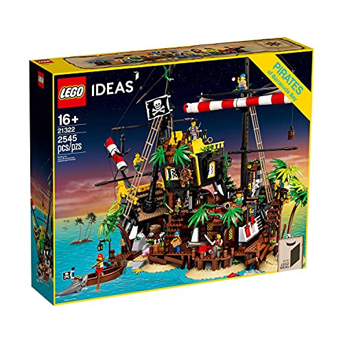 Lego Ideas Pirates of Barracuda Bay 21322 Building Kit, Cool Pirate Shipwreck Model with Pirate Action Figures for Play and Display, Makes a Great Birthday, New 2020 (2,545 Pieces) - 2