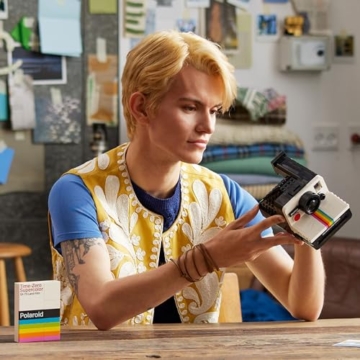 LEGO Ideas Polaroid OneStep SX-70 Kamera-Set für Erwachsene, Sammlerstück mit authentischen Details, kreative Beschäftigung, Fotografie-Geschenke für Männer, Frauen, Ihn, Sie & Teenager 21345 - 8