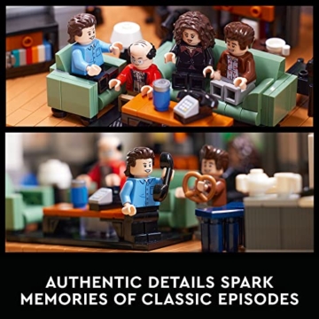 Lego Ideas Seinfeld 21328 Building Kit; Collectible Display Model; Delightful 1990s Nostalgia Gift for Adults (1,326 Pieces) - 6