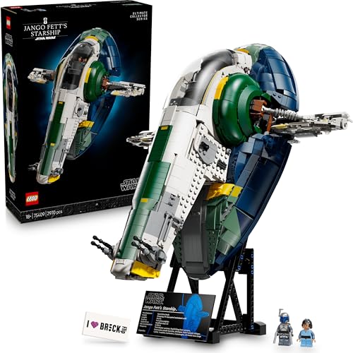 LEGO Jango Fett Starship - Starwars Slave 1 LEGO 75409, Jango Fetts Sternenschiff der Firespray-Klasse (inkl. bedruckter Fliese) - 1