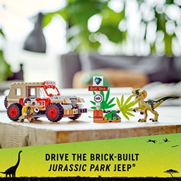 LEGO Jurassic Park 30th Aniversary 76958 - Hinterhalt des Dilophosaurus (211 Teile) - 4