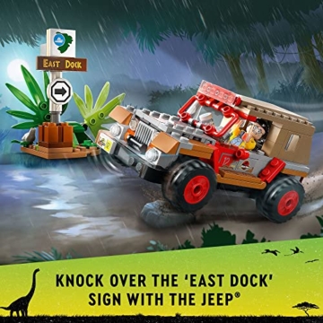 LEGO Jurassic Park 30th Aniversary 76958 - Hinterhalt des Dilophosaurus (211 Teile) - 6