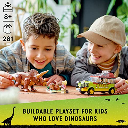 LEGO Jurassic World 76959 - Triceratops-Forschung (281 Teile) - 2