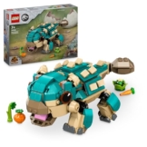 LEGO Jurassic World Baby Bumpy: Ankylosaurus, baubarer Spielzeug-Dinosaurier für Fans von Jurassic World: Neue Abenteuer, Geschenk für Jungen und Mädchen ab 7 Jahren 76962 - 1