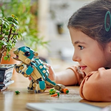 LEGO Jurassic World Baby Bumpy: Ankylosaurus, baubarer Spielzeug-Dinosaurier für Fans von Jurassic World: Neue Abenteuer, Geschenk für Jungen und Mädchen ab 7 Jahren 76962 - 9