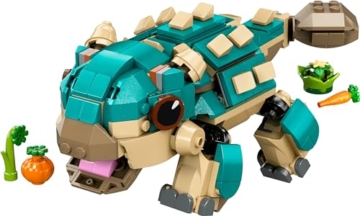 LEGO Jurassic World Baby Bumpy: Ankylosaurus, baubarer Spielzeug-Dinosaurier für Fans von Jurassic World: Neue Abenteuer, Geschenk für Jungen und Mädchen ab 7 Jahren 76962 - 10
