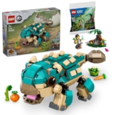 Lego Jurassic World Baby Bumpy: Ankylosaurus Spielzeug-Dinosaurier (76962) mit Polybag-Geschenk: Dschungelforscher (30665) | Lego Dinosaurier ab 7 Jahre, Neues Dino Abenteuer - Neuheit - 1