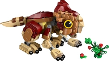 LEGO Jurassic World Babydinosaurier Dolores: Aquilops – Spielzeug-Dinosaurier zum Bauen und Spielen mit Spielpflanze – Geschenk für Kinder ab 7 Jahren und Fans des Films Die Wiedergeburt – 76970 - 11