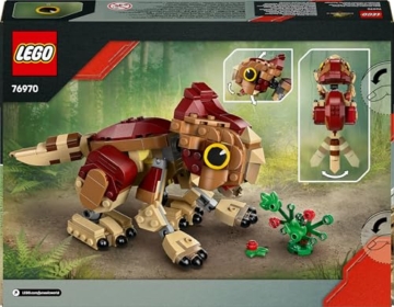 LEGO Jurassic World Babydinosaurier Dolores: Aquilops – Spielzeug-Dinosaurier zum Bauen und Spielen mit Spielpflanze – Geschenk für Kinder ab 7 Jahren und Fans des Films Die Wiedergeburt – 76970 - 12