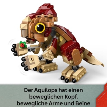 LEGO Jurassic World Babydinosaurier Dolores: Aquilops – Spielzeug-Dinosaurier zum Bauen und Spielen mit Spielpflanze – Geschenk für Kinder ab 7 Jahren und Fans des Films Die Wiedergeburt – 76970 - 3