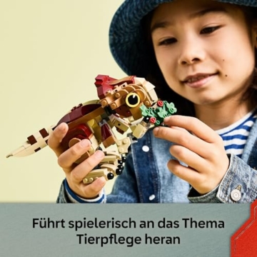 LEGO Jurassic World Babydinosaurier Dolores: Aquilops – Spielzeug-Dinosaurier zum Bauen und Spielen mit Spielpflanze – Geschenk für Kinder ab 7 Jahren und Fans des Films Die Wiedergeburt – 76970 - 5
