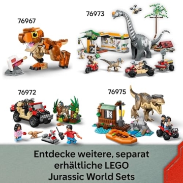 LEGO Jurassic World Babydinosaurier Dolores: Aquilops – Spielzeug-Dinosaurier zum Bauen und Spielen mit Spielpflanze – Geschenk für Kinder ab 7 Jahren und Fans des Films Die Wiedergeburt – 76970 - 8