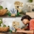 LEGO Jurassic World Dinosaurier-Fossilien: T.-rex-Kopf, Dinosaurier-Spielzeug zum Bauen, Dino-Deko fürs Kinderzimmer, T-Rex-Schädel-Skelett mit Fußabdruck, Geschenk für Jungs und Mädchen 76964 - 9