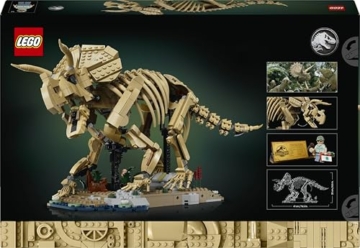 LEGO Jurassic World Dinosaurier-Fossilien: Triceratops - Modellbau für Erwachsene mit der Minifigur Dr. Gerry Harding - DIY Deko fürs Regal - Geschenkidee für Jurassic Park Fans - 77985 - 9