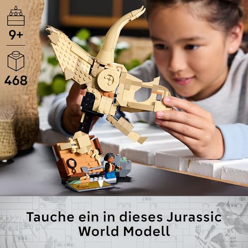 LEGO Jurassic World Dinosaurier-Fossilien: Triceratops-Schädel Modell, Dinosaurier Spielzeug für Jungen und Mädchen ab 9 Jahren, Geschenk für Kinder und Jurassic World Fans 76969 - 2