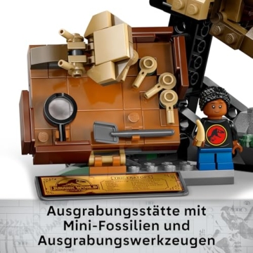 LEGO Jurassic World Dinosaurier-Fossilien: Triceratops-Schädel Modell, Dinosaurier Spielzeug für Jungen und Mädchen ab 9 Jahren, Geschenk für Kinder und Jurassic World Fans 76969 - 5