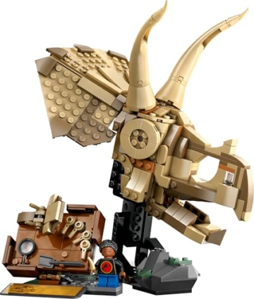 LEGO Jurassic World Dinosaurier-Fossilien: Triceratops-Schädel Modell, Dinosaurier Spielzeug für Jungen und Mädchen ab 9 Jahren, Geschenk für Kinder und Jurassic World Fans 76969 - 10