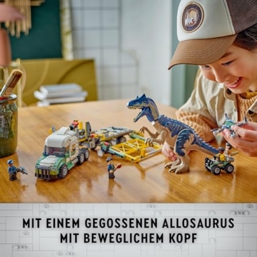 LEGO Jurassic World Dinosaurier-Missionen: Allosaurus-Transporter, Dino-Spielset, Geschenkidee für Kinder mit den Minifiguren Kenji, Darius und Yaz, für Jungen und Mädchen ab 8 Jahren 76966 - 6