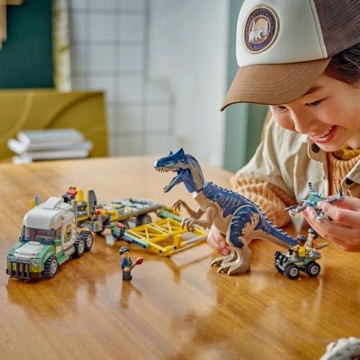 LEGO Jurassic World Dinosaurier-Missionen: Allosaurus-Transporter, Dino-Spielset, Geschenkidee für Kinder mit den Minifiguren Kenji, Darius und Yaz, für Jungen und Mädchen ab 8 Jahren 76966 - 9
