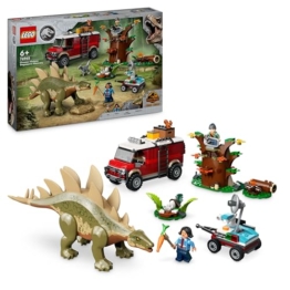 LEGO Jurassic World Dinosaurier-Missionen: Entdeckung des Stegosaurus, Abenteuer-Spielset für Jungen und Mädchen ab 6 Jahren, Geschenk für Fans von Ben und Sammy 76965 - 1