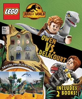 Lego Jurassic World Dominion Activity Landscape Box: Owen VS. Delacourt - 1
