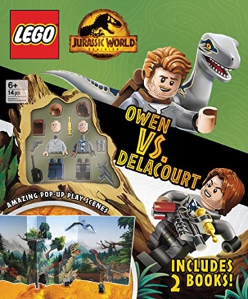 Lego Jurassic World Dominion Activity Landscape Box: Owen VS. Delacourt - 1