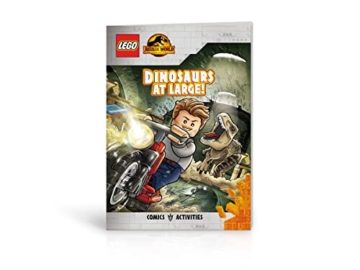 Lego Jurassic World Dominion Activity Landscape Box: Owen VS. Delacourt - 2