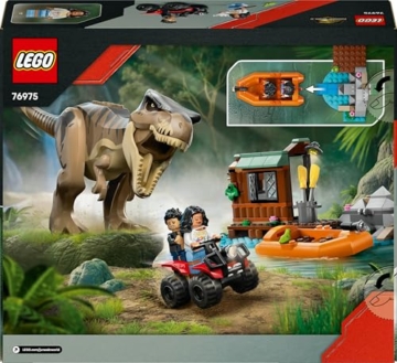 LEGO Jurassic World Flucht vor dem T.Rex – Interaktives Spielzeug mit Dinosaurier-Figur, Boot, ATV und 2 Minifiguren – Geschenk für Jungen und Mädchen ab 5 Jahren – 76975 - 11