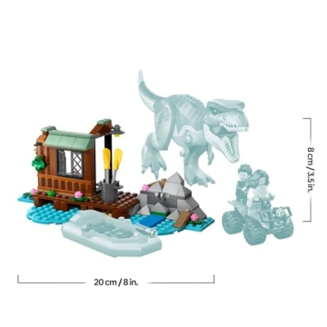 LEGO Jurassic World Flucht vor dem T.Rex – Interaktives Spielzeug mit Dinosaurier-Figur, Boot, ATV und 2 Minifiguren – Geschenk für Jungen und Mädchen ab 5 Jahren – 76975 - 8