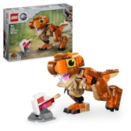 LEGO Jurassic World Little Eatie: T.Rex, Bauspielzeug für Jungen und Mädchen ab 7 Jahren, Bauset mit Dinosaurier, Geschenk für Kinder, Modell mit beweglichem Maul, Kopf und Schwanz 76967 - 1