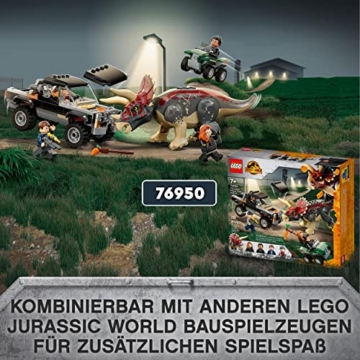 LEGO Jurassic World Pyroraptor & Dilophosaurus Transport, Dinosaurier-Spielzeug mit Off-Road-Spielzeugauto, 3 Minifiguren und 2 Dino-Figuren, für Fans von Jurassic-Park, ab 7 Jahre 76951 - 8
