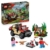 LEGO Jurassic World Raptor: Verfolgungsjagd mit dem Geländewagen – 2 Dinosaurier Figuren, Auto, 2 Minifiguren – Geschenk für Jungen und Mädchen ab 6 Jahren, Fans des Films „Die Wiedergeburt“ – 76972 - 1