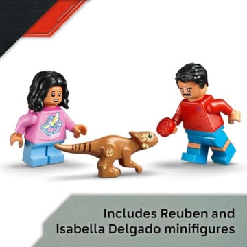 LEGO Jurassic World Raptor: Verfolgungsjagd mit dem Geländewagen - 76972 LEGO Raptor mit Polybag-Geschenk, Jurassic Park Set Dinosaurier ab 7 Jahre - Neuheiten 2025 - 5