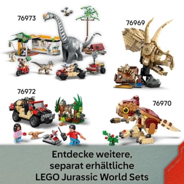 LEGO Jurassic World Spinosaurier & Quetzalcoatlus: Hubschrauber-Einsatz – 2 Spielzeug-Dinosaurier, Hubschrauber, LKW und 4 Minifiguren – Geschenk für Jungen und Mädchen ab 8 Jahren – 76976 - 7