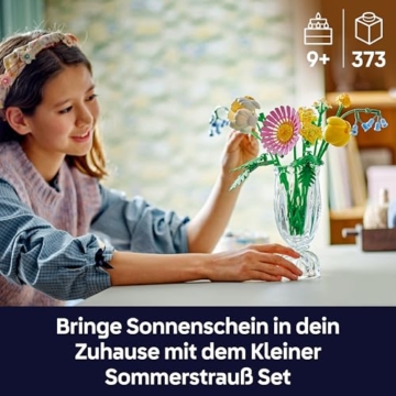 LEGO Kleiner Sommerstrauß mit Feldblumen Polybag: LEGO Flowers für Erwachsene aus der Botanical Collection - Botanicals Blumenstrauß 10347 inkl. Feldblumen 30701 - 2