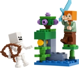 LEGO Konstruktionsspielzeug Minecraft Showdown in der Üppigen Höhle - 1