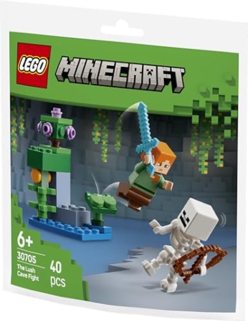 LEGO Konstruktionsspielzeug Minecraft Showdown in der Üppigen Höhle - 3